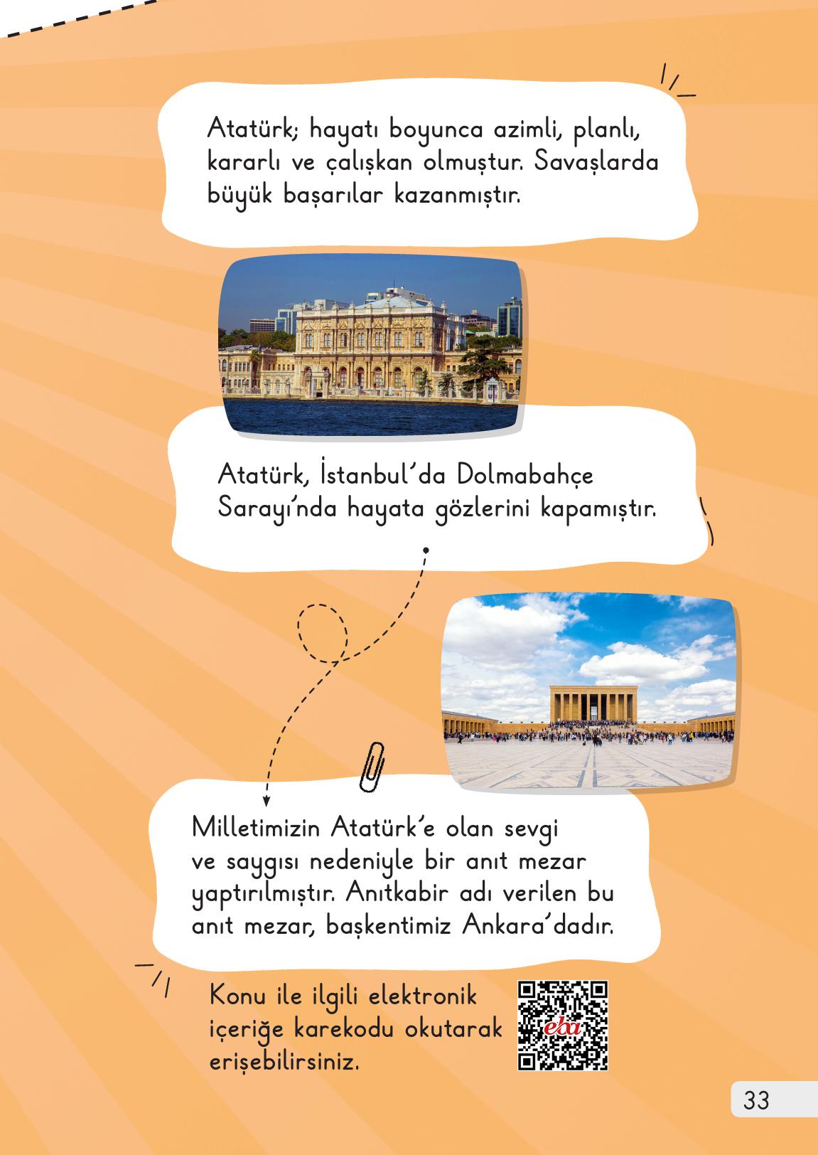 1. Sınıf Meb Yayınları Hayat Bilgisi 2. Kitap Ders Kitabı Sayfa 33 Cevapları