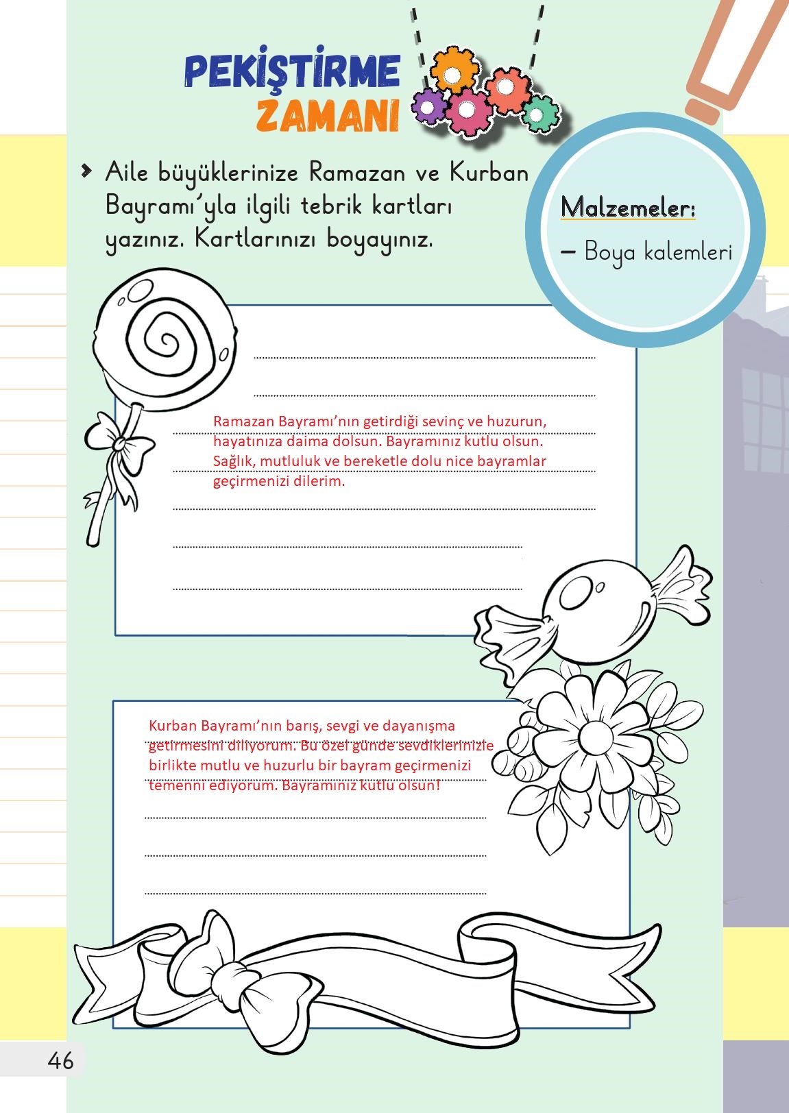 1. Sınıf Meb Yayınları Hayat Bilgisi 2. Kitap Ders Kitabı Sayfa 46 Cevapları 1. Sınıf Meb Yayınları Hayat Bilgisi 2. Kitap Ders Kitabı Sayfa 46 Cevapları