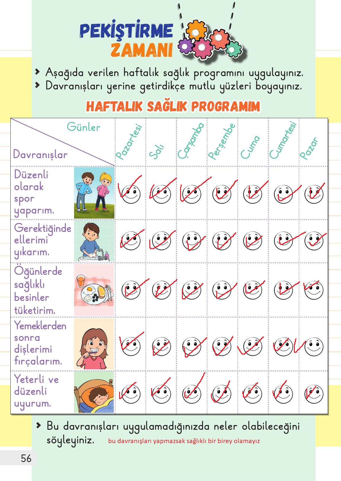 1. Sınıf Meb Yayınları Hayat Bilgisi Ders Kitabı Sayfa 56 Cevapları 1. Sınıf Meb Yayınları Hayat Bilgisi Ders Kitabı Sayfa 56 Cevapları