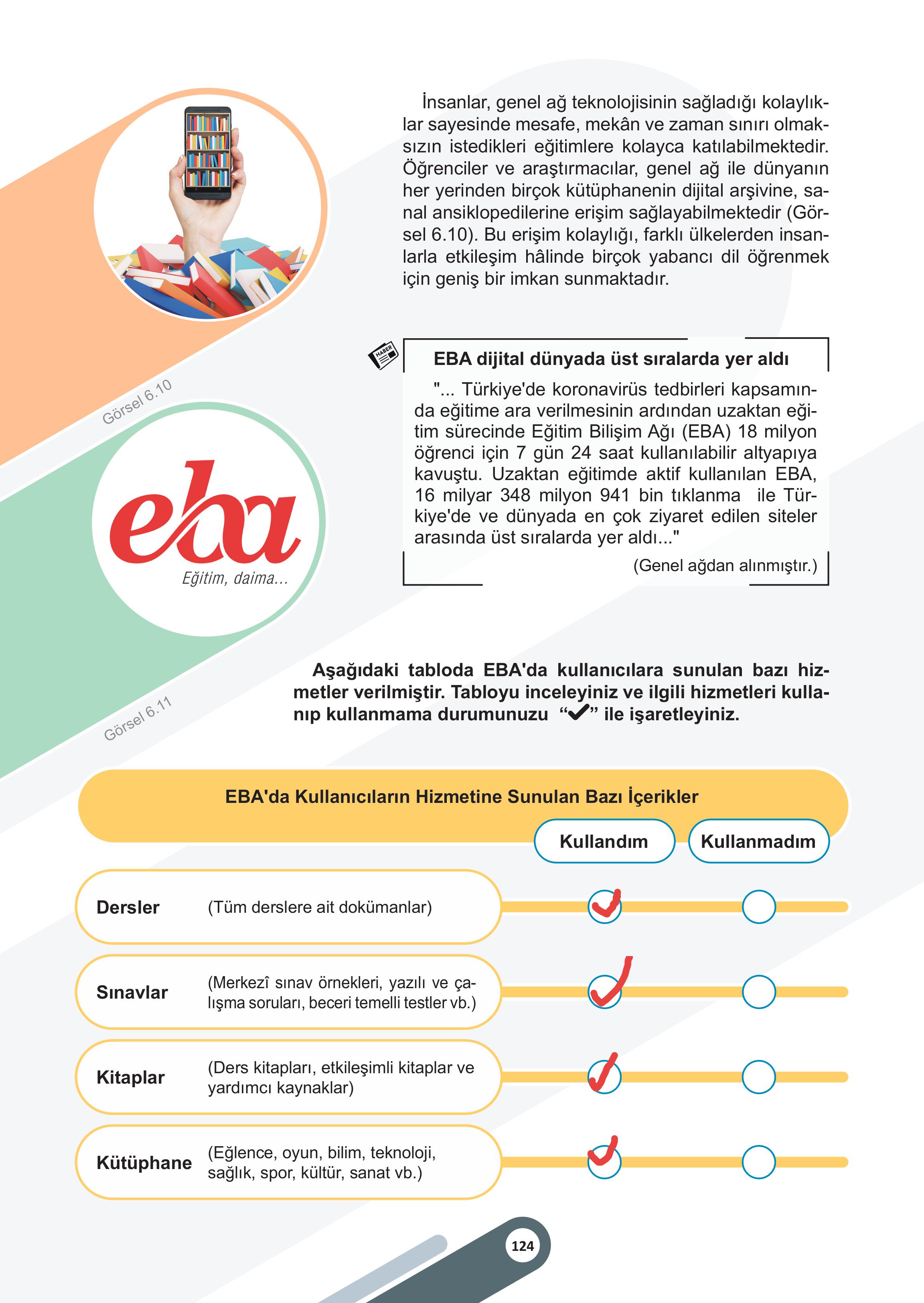 5. Sınıf Meb Yayınları Sosyal Bilgiler 2. Kitap Ders Kitabı Sayfa 124 Cevapları