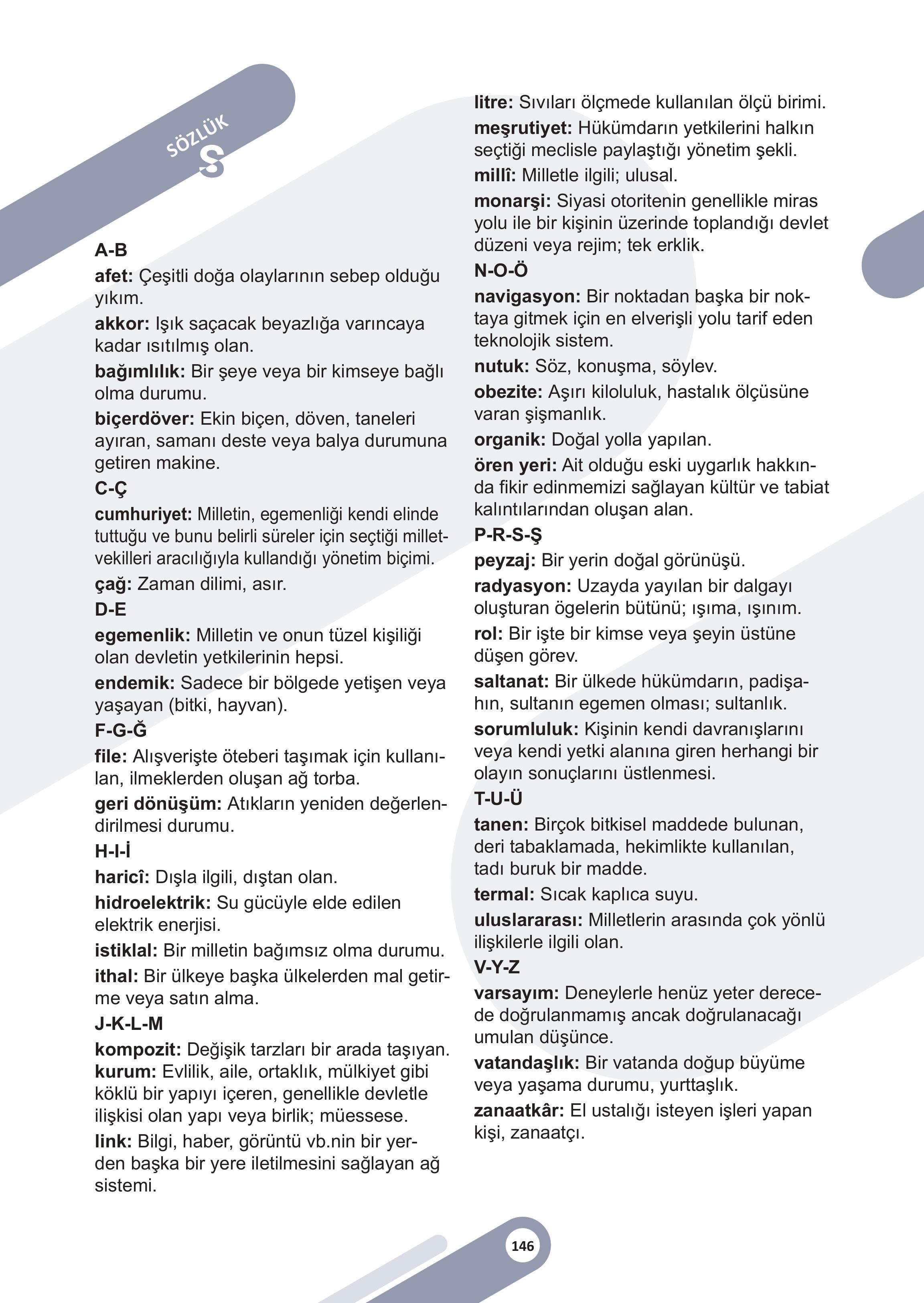 5. Sınıf Meb Yayınları Sosyal Bilgiler 2. Kitap Ders Kitabı Sayfa 146 Cevapları