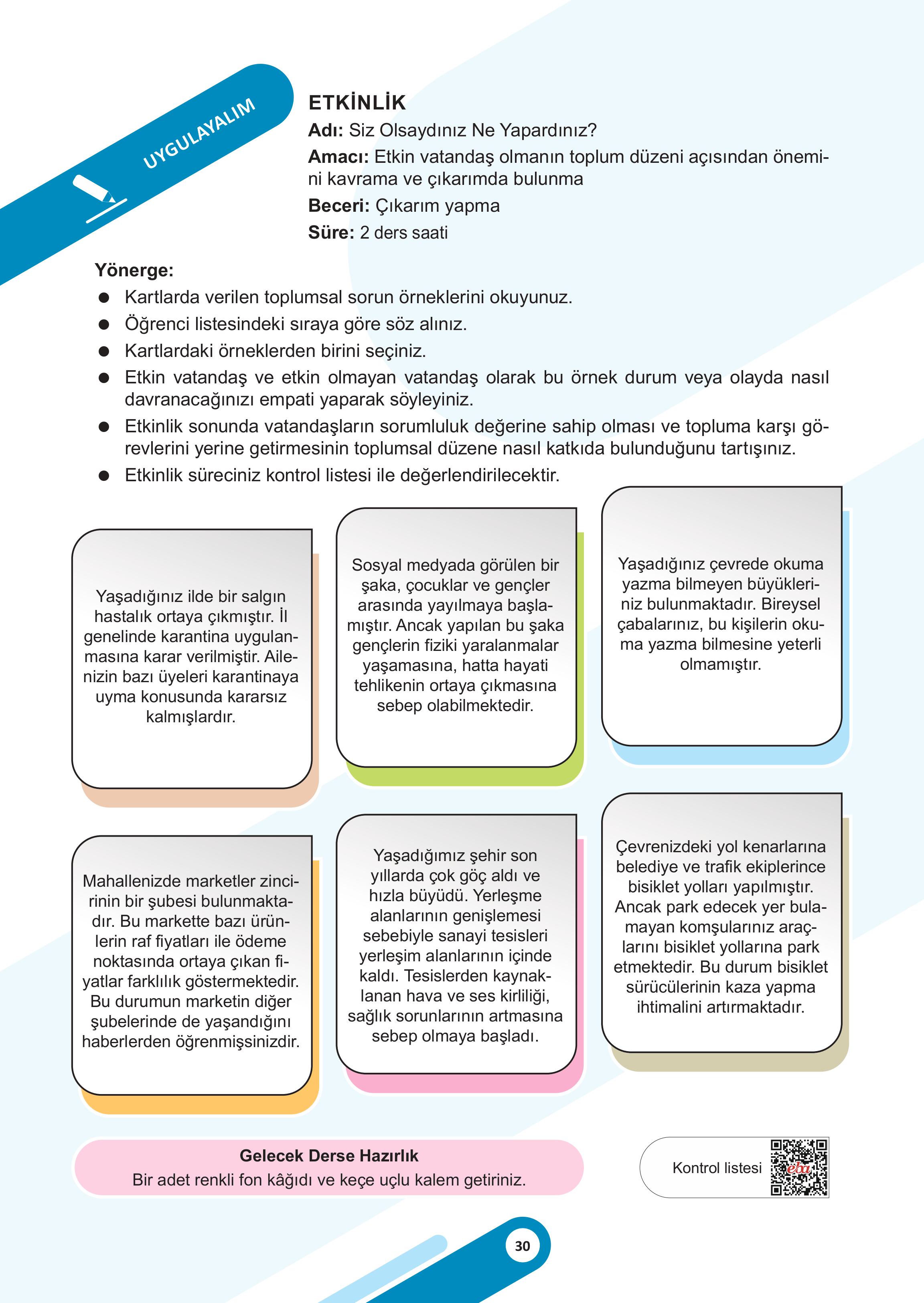 5. Sınıf Meb Yayınları Sosyal Bilgiler 2. Kitap Ders Kitabı Sayfa 30 Cevapları 5. Sınıf Meb Yayınları Sosyal Bilgiler 2. Kitap Ders Kitabı Sayfa 30 Cevapları