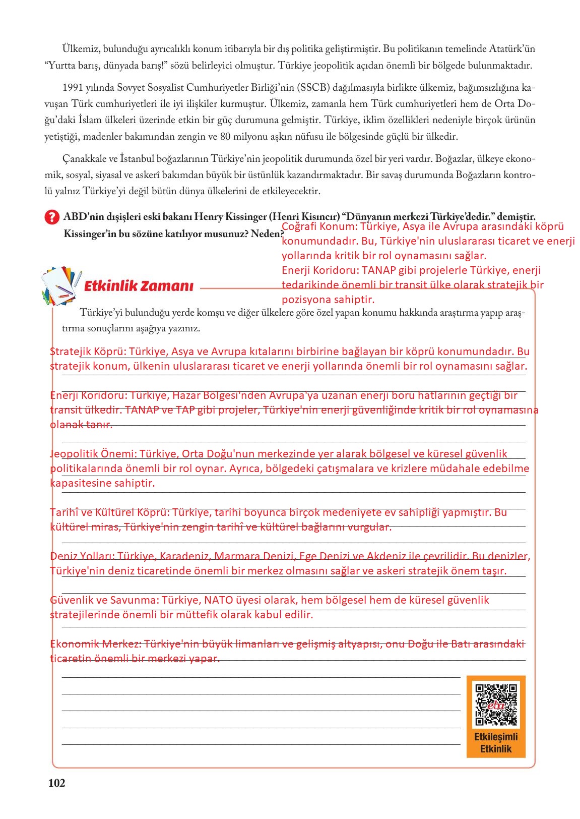 6. Sınıf Evos Yayınları Sosyal Bilgiler Ders Kitabı Sayfa 102 Cevapları 6. Sınıf Evos Yayınları Sosyal Bilgiler Ders Kitabı Sayfa 102 Cevapları