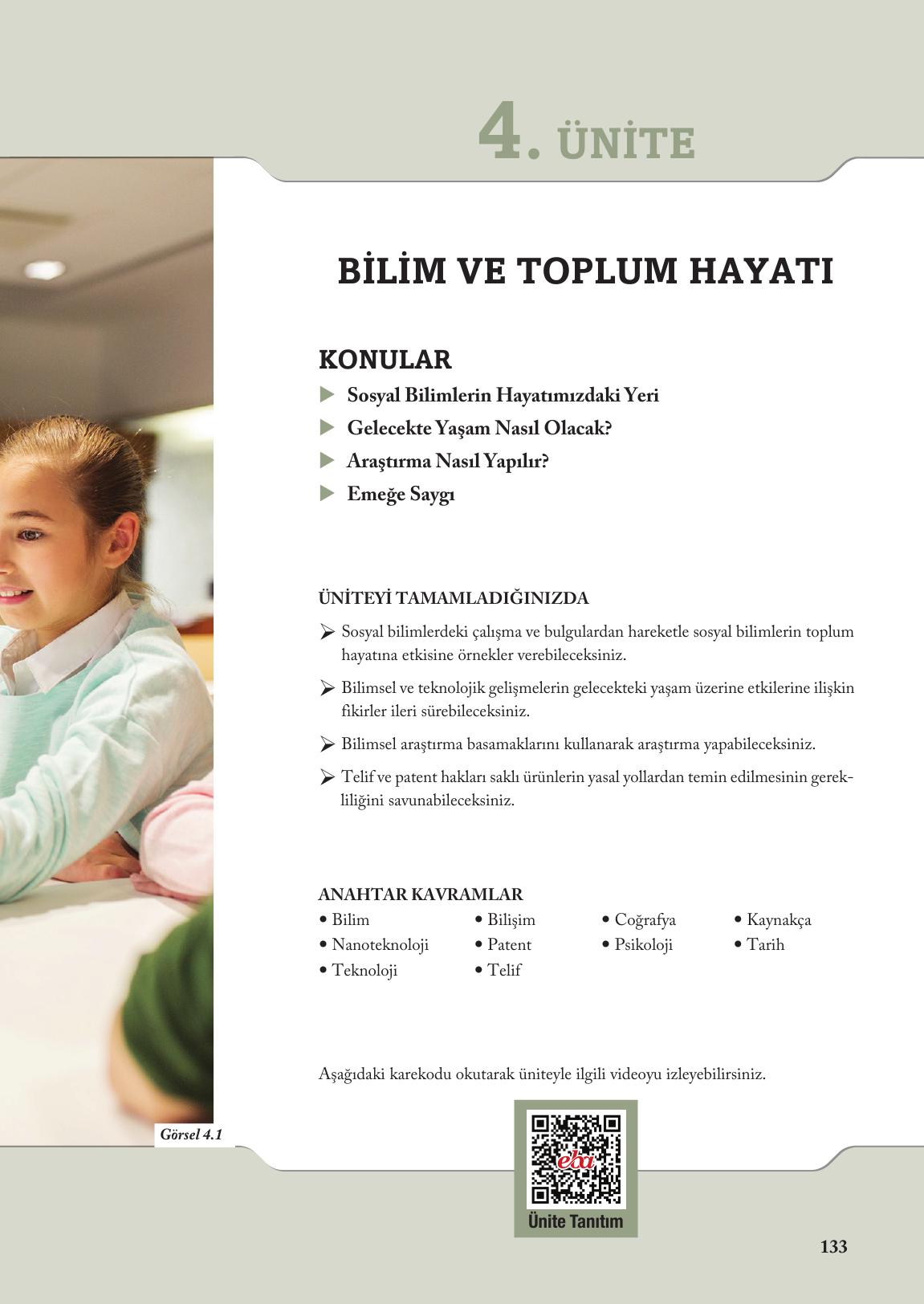 6. Sınıf Evos Yayınları Sosyal Bilgiler Ders Kitabı Sayfa 133 Cevapları 6. Sınıf Evos Yayınları Sosyal Bilgiler Ders Kitabı Sayfa 133 Cevapları