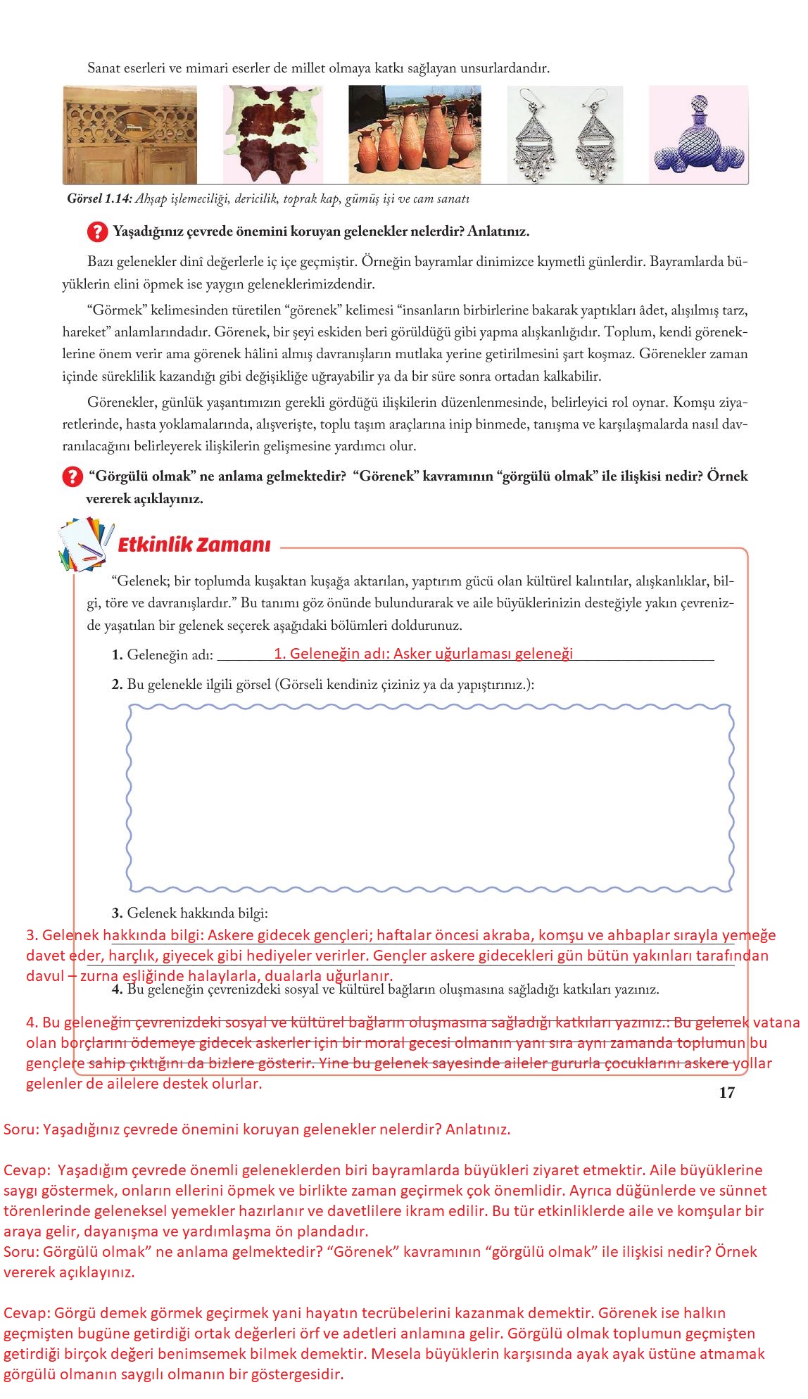6. Sınıf Evos Yayınları Sosyal Bilgiler Ders Kitabı Sayfa 17 Cevapları 6. Sınıf Evos Yayınları Sosyal Bilgiler Ders Kitabı Sayfa 17 Cevapları