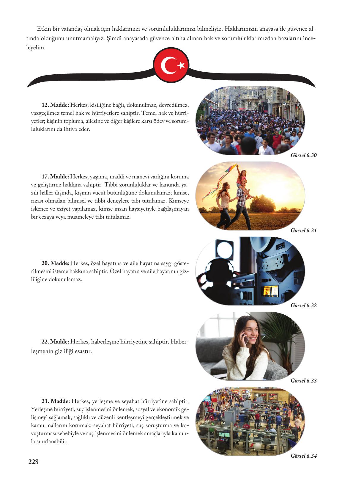 6. Sınıf Evos Yayınları Sosyal Bilgiler Ders Kitabı Sayfa 228 Cevapları 6. Sınıf Evos Yayınları Sosyal Bilgiler Ders Kitabı Sayfa 228 Cevapları