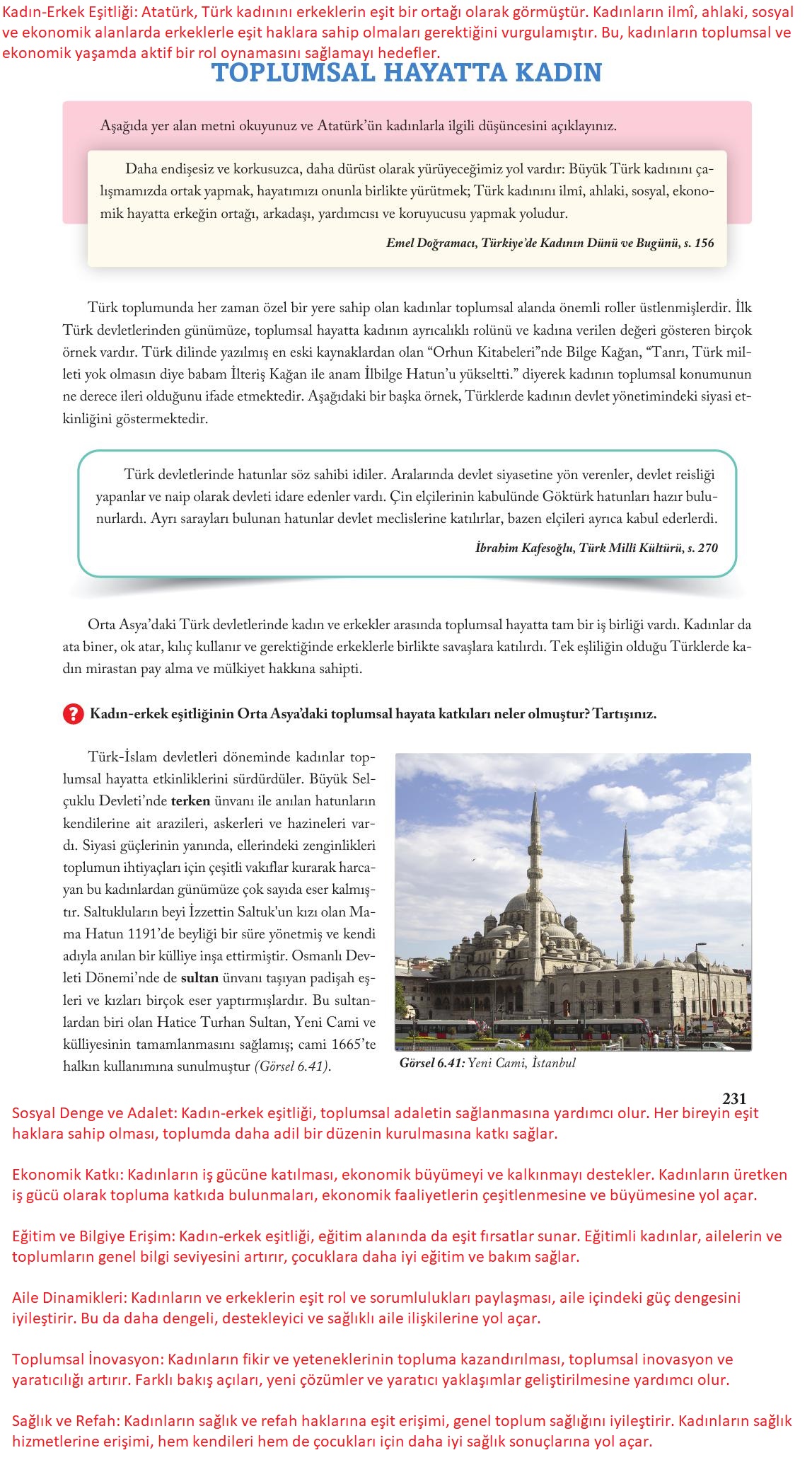 6. Sınıf Evos Yayınları Sosyal Bilgiler Ders Kitabı Sayfa 231 Cevapları 6. Sınıf Evos Yayınları Sosyal Bilgiler Ders Kitabı Sayfa 231 Cevapları