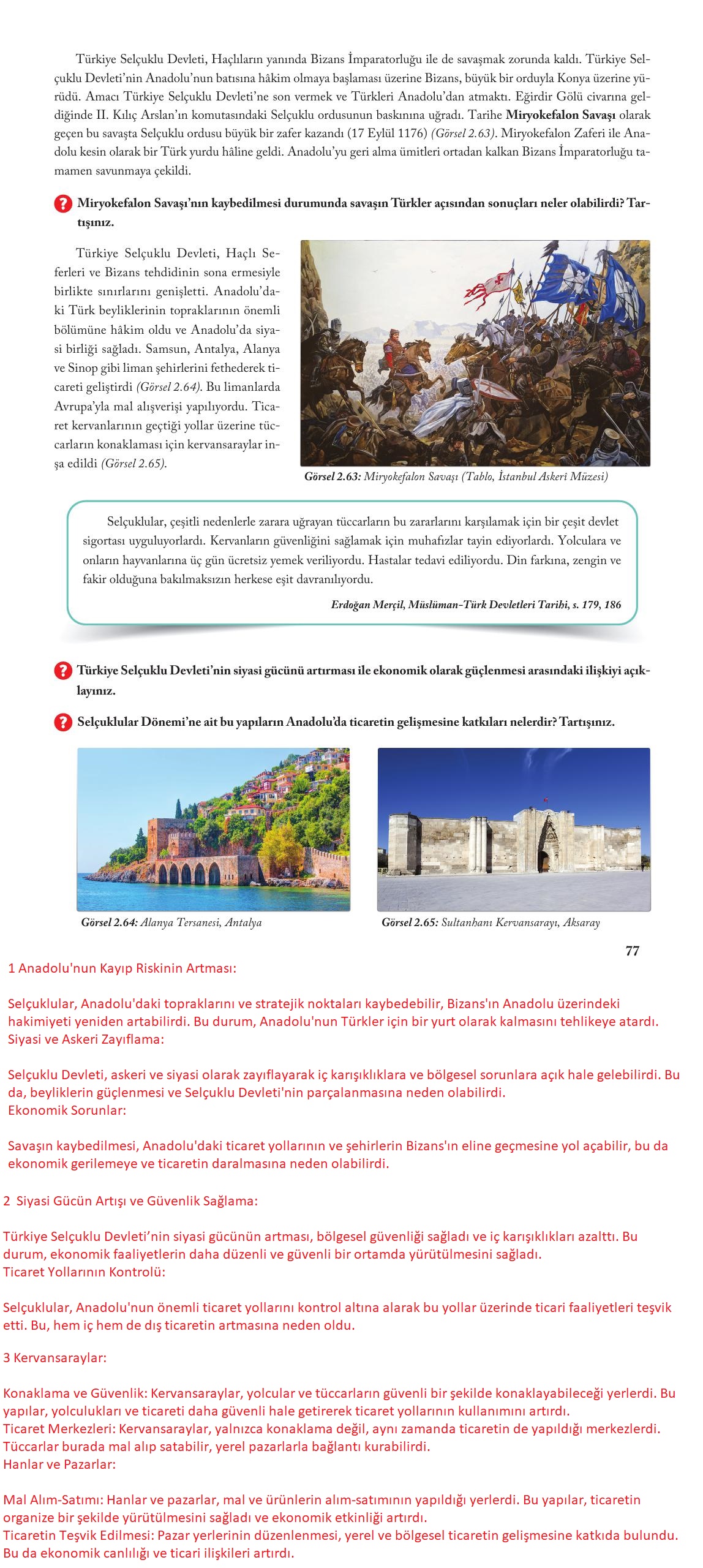 6. Sınıf Evos Yayınları Sosyal Bilgiler Ders Kitabı Sayfa 77 Cevapları 6. Sınıf Evos Yayınları Sosyal Bilgiler Ders Kitabı Sayfa 77 Cevapları