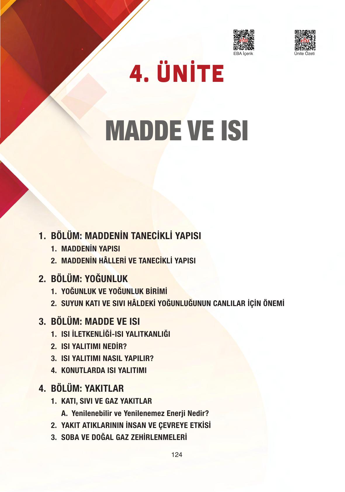 6. Sınıf Gün Yayıncılık Fen Bilimleri Ders Kitabı Sayfa 124 Cevapları 6. Sınıf Gün Yayıncılık Fen Bilimleri Ders Kitabı Sayfa 124 Cevapları