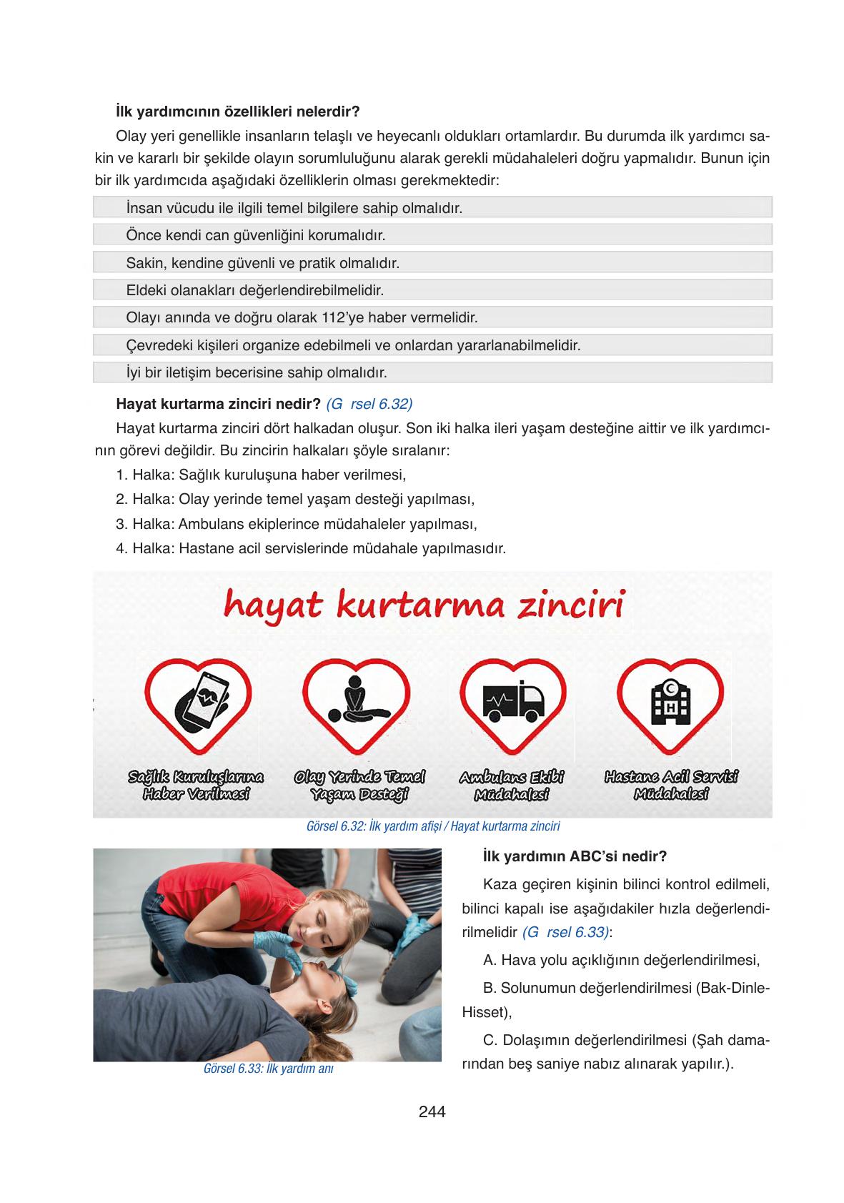 6. Sınıf Gün Yayıncılık Fen Bilimleri Ders Kitabı Sayfa 244 Cevapları 6. Sınıf Gün Yayıncılık Fen Bilimleri Ders Kitabı Sayfa 244 Cevapları