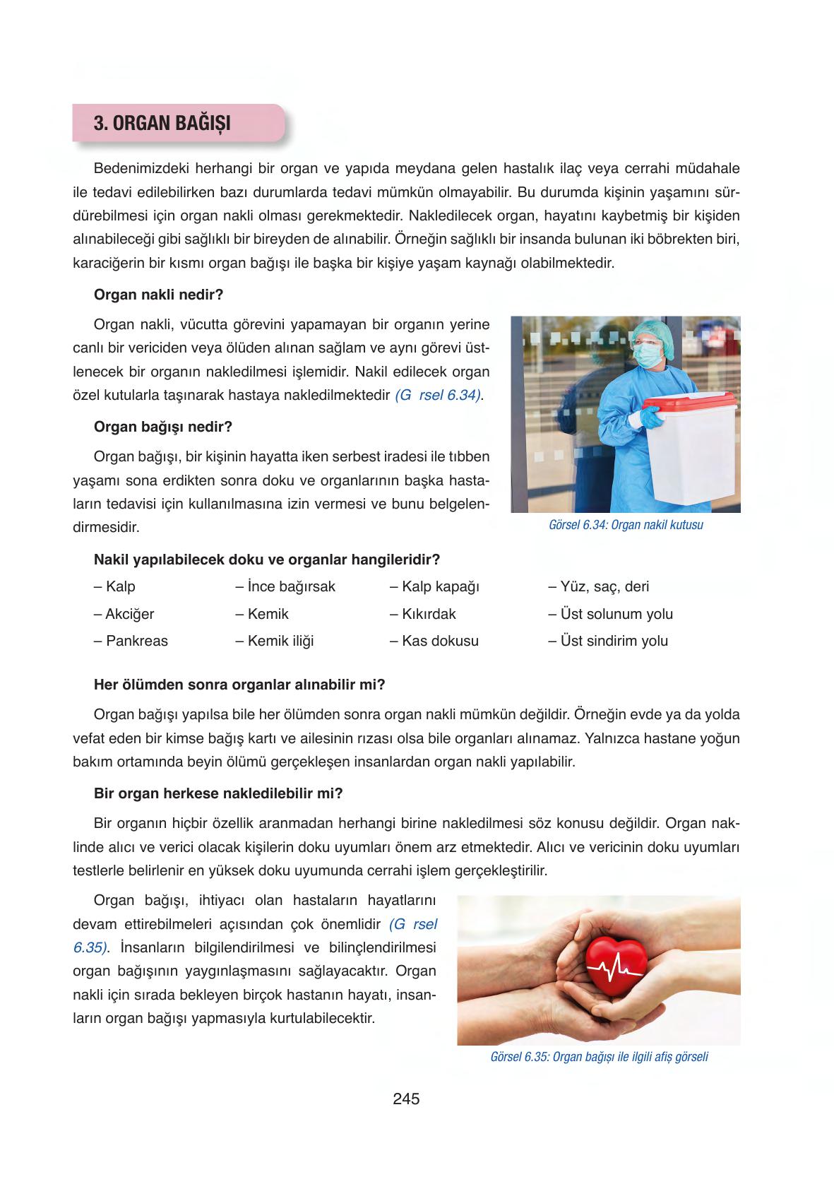 6. Sınıf Gün Yayıncılık Fen Bilimleri Ders Kitabı Sayfa 245 Cevapları 6. Sınıf Gün Yayıncılık Fen Bilimleri Ders Kitabı Sayfa 245 Cevapları