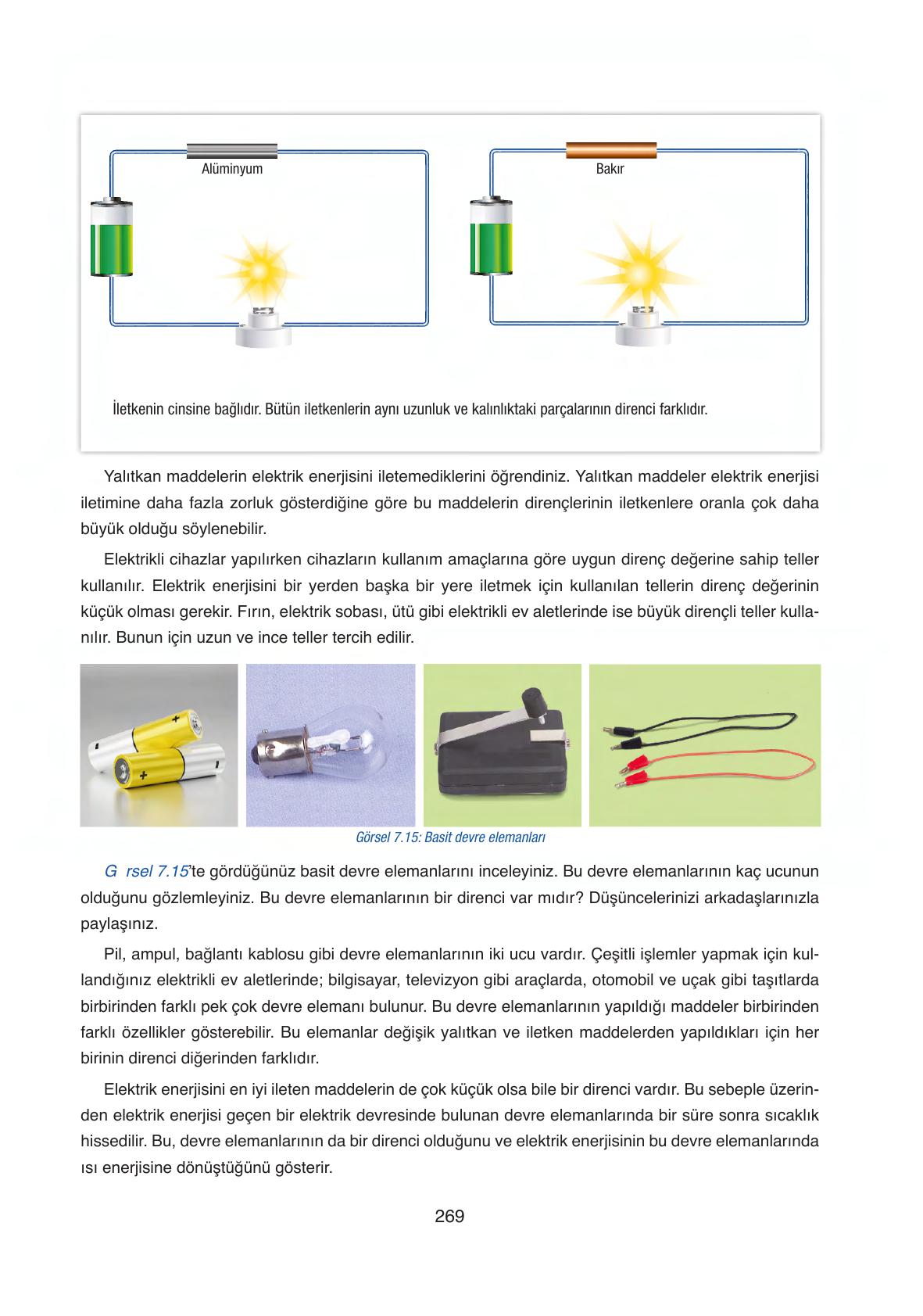 6. Sınıf Gün Yayıncılık Fen Bilimleri Ders Kitabı Sayfa 269 Cevapları 6. Sınıf Gün Yayıncılık Fen Bilimleri Ders Kitabı Sayfa 269 Cevapları