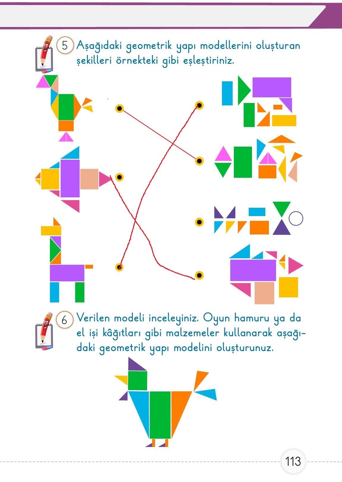 1. Sınıf Meb Yayınları 2. Kitap Matematik Ders Kitabı Sayfa 113 Cevapları