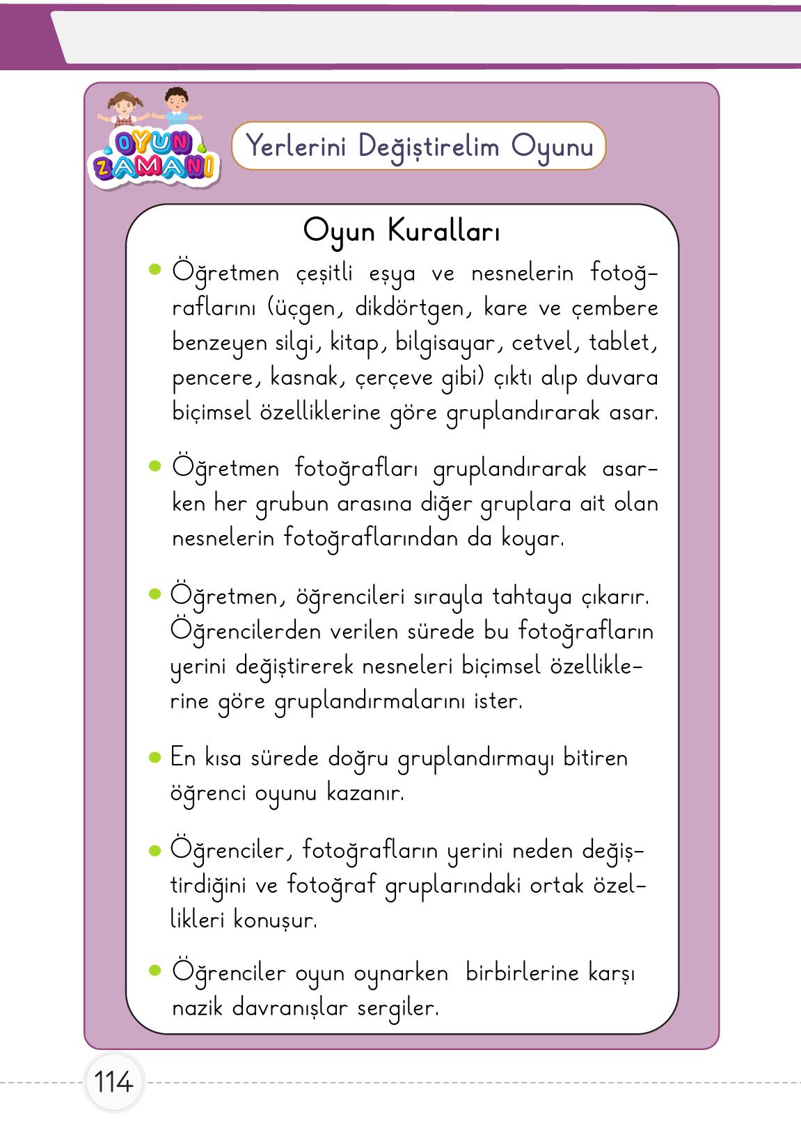 1. Sınıf Meb Yayınları 2. Kitap Matematik Ders Kitabı Sayfa 114 Cevapları