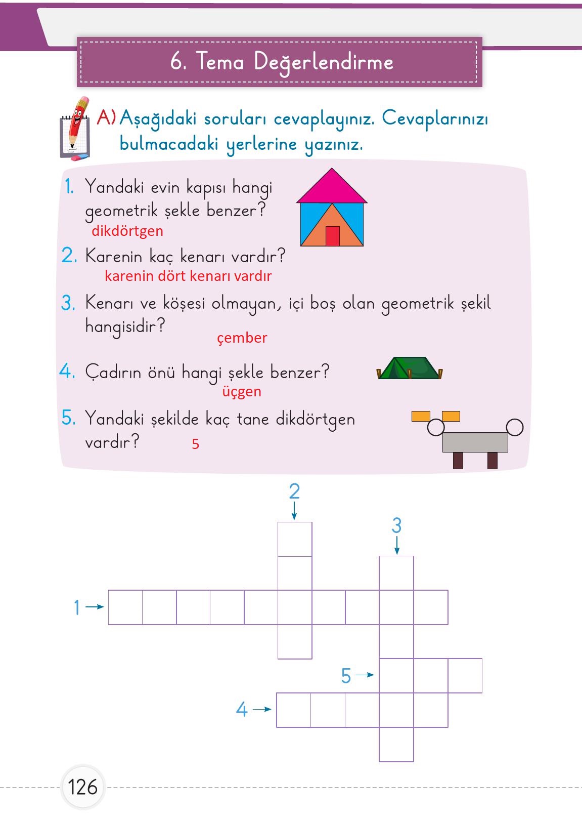 1. Sınıf Meb Yayınları 2. Kitap Matematik Ders Kitabı Sayfa 126 Cevapları 1. Sınıf Meb Yayınları 2. Kitap Matematik Ders Kitabı Sayfa 126 Cevapları