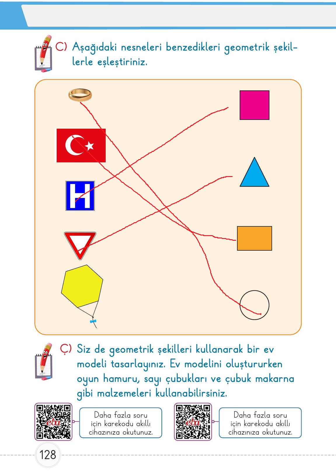 1. Sınıf Meb Yayınları 2. Kitap Matematik Ders Kitabı Sayfa 128 Cevapları 1. Sınıf Meb Yayınları 2. Kitap Matematik Ders Kitabı Sayfa 128 Cevapları