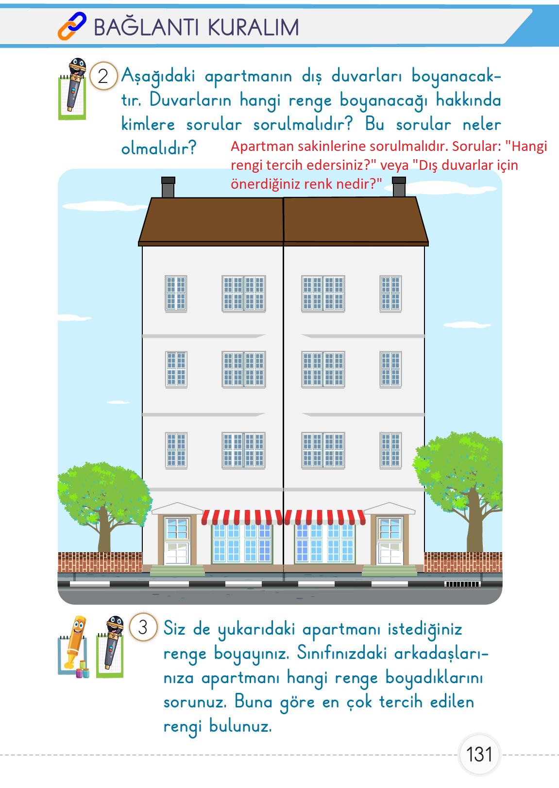 1. Sınıf Meb Yayınları 2. Kitap Matematik Ders Kitabı Sayfa 131 Cevapları