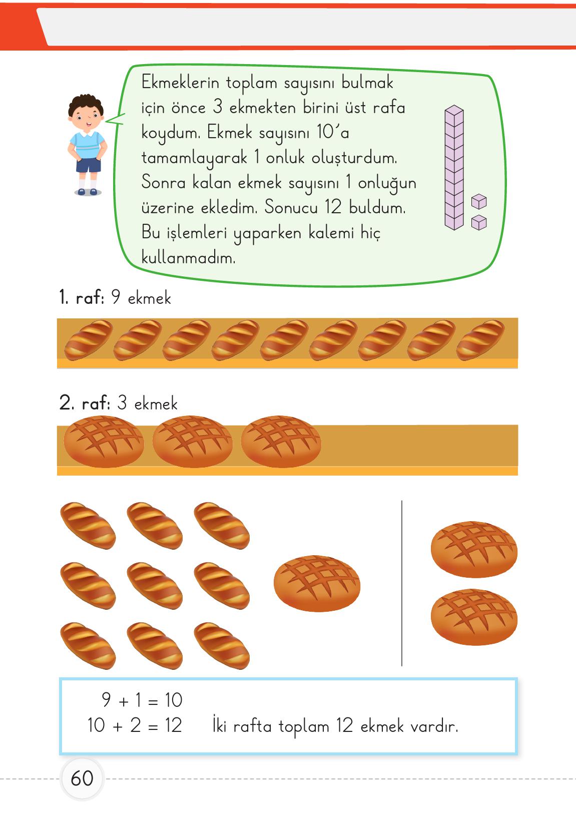 1. Sınıf Meb Yayınları 2. Kitap Matematik Ders Kitabı Sayfa 60 Cevapları