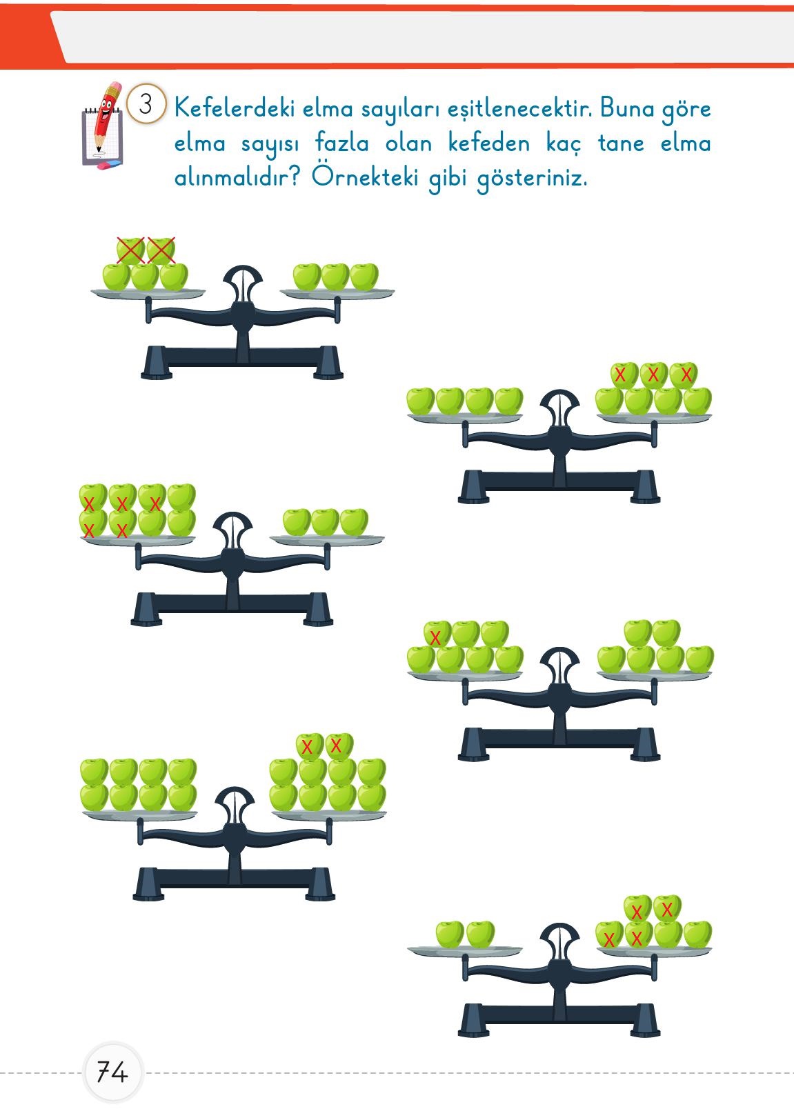 1. Sınıf Meb Yayınları 2. Kitap Matematik Ders Kitabı Sayfa 74 Cevapları