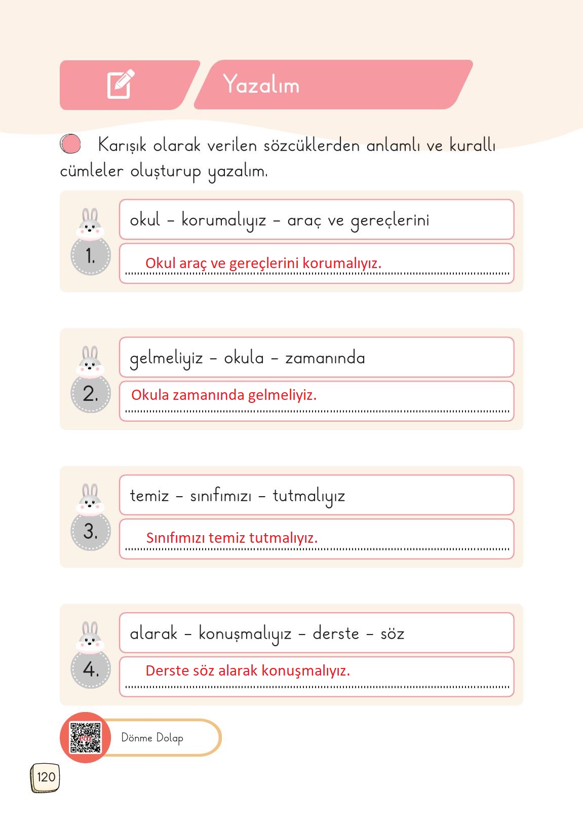 1. Sınıf Meb Yayınları 2. Kitap Türkçe Ders Kitabı Sayfa 120 Cevapları 1. Sınıf Meb Yayınları 2. Kitap Türkçe Ders Kitabı Sayfa 120 Cevapları