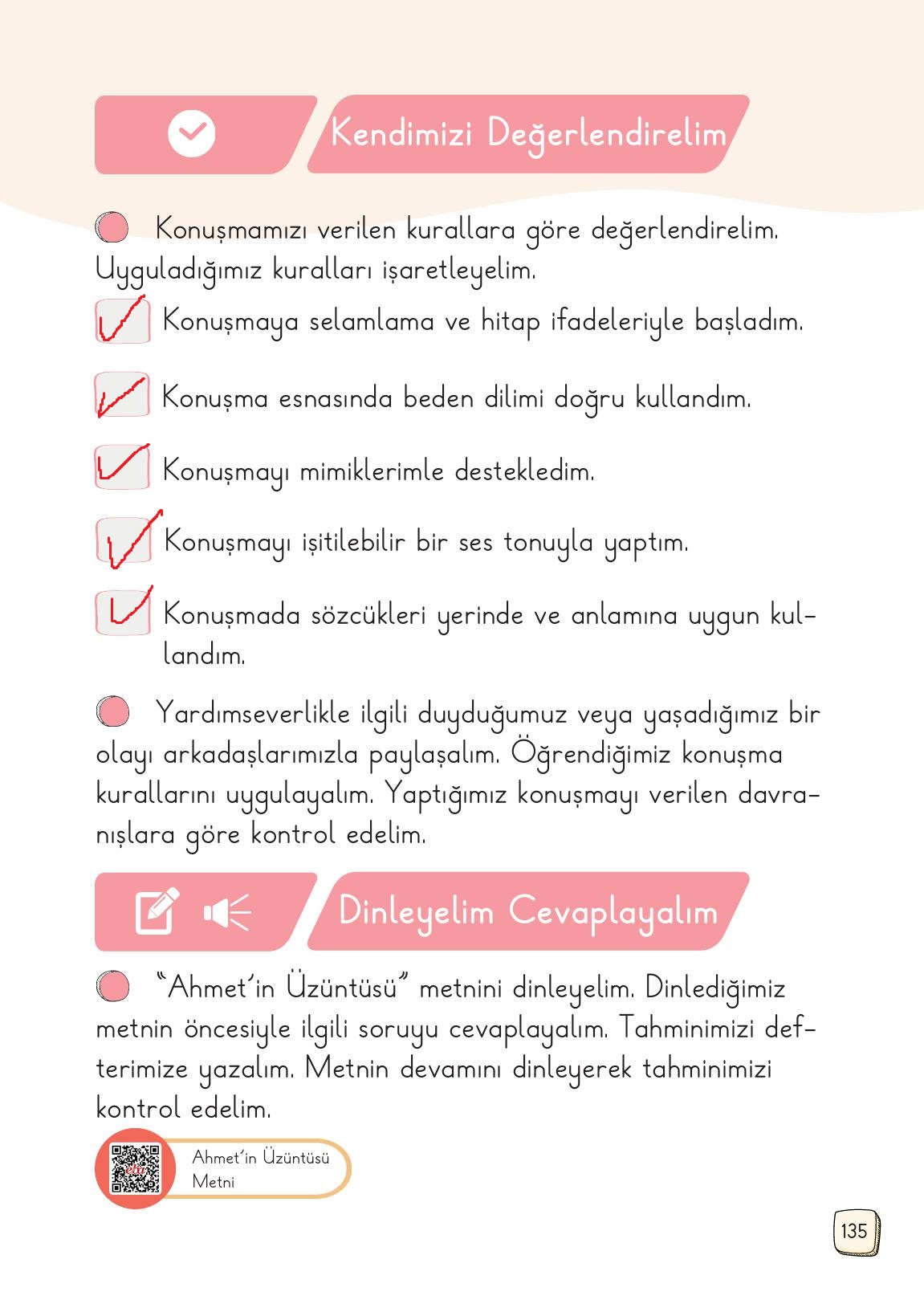 1. Sınıf Meb Yayınları 2. Kitap Türkçe Ders Kitabı Sayfa 135 Cevapları 1. Sınıf Meb Yayınları 2. Kitap Türkçe Ders Kitabı Sayfa 135 Cevapları