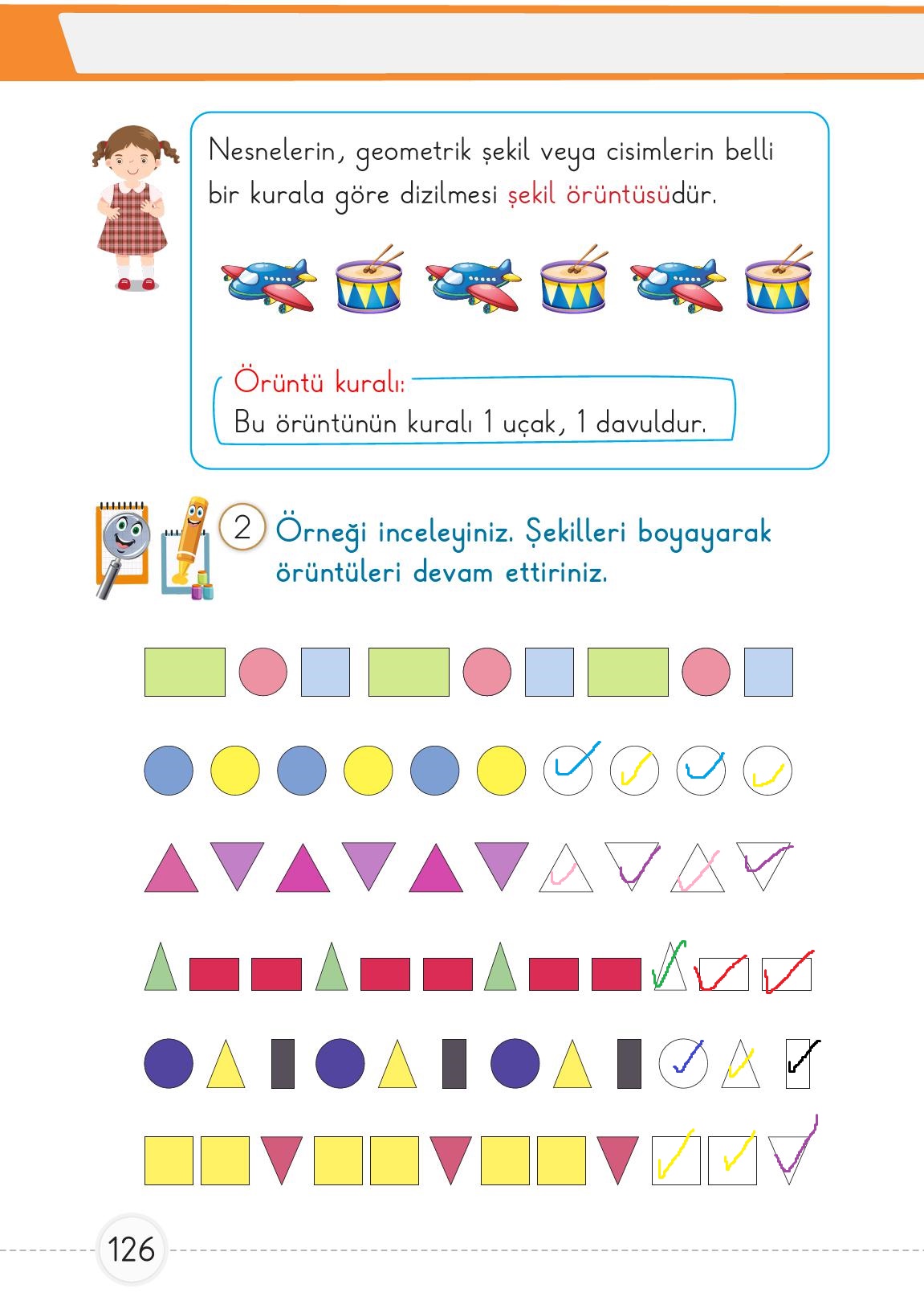 1. Sınıf Meb Yayınları Matematik Ders Kitabı Sayfa 126 Cevapları