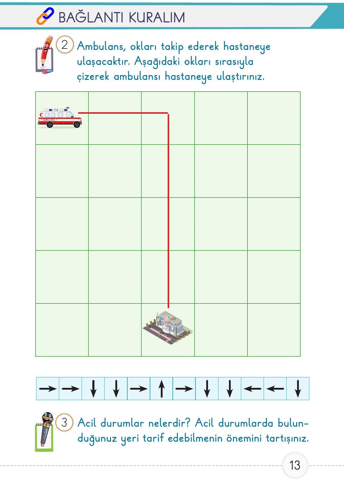 1. Sınıf Meb Yayınları Matematik Ders Kitabı Sayfa 13 Cevapları