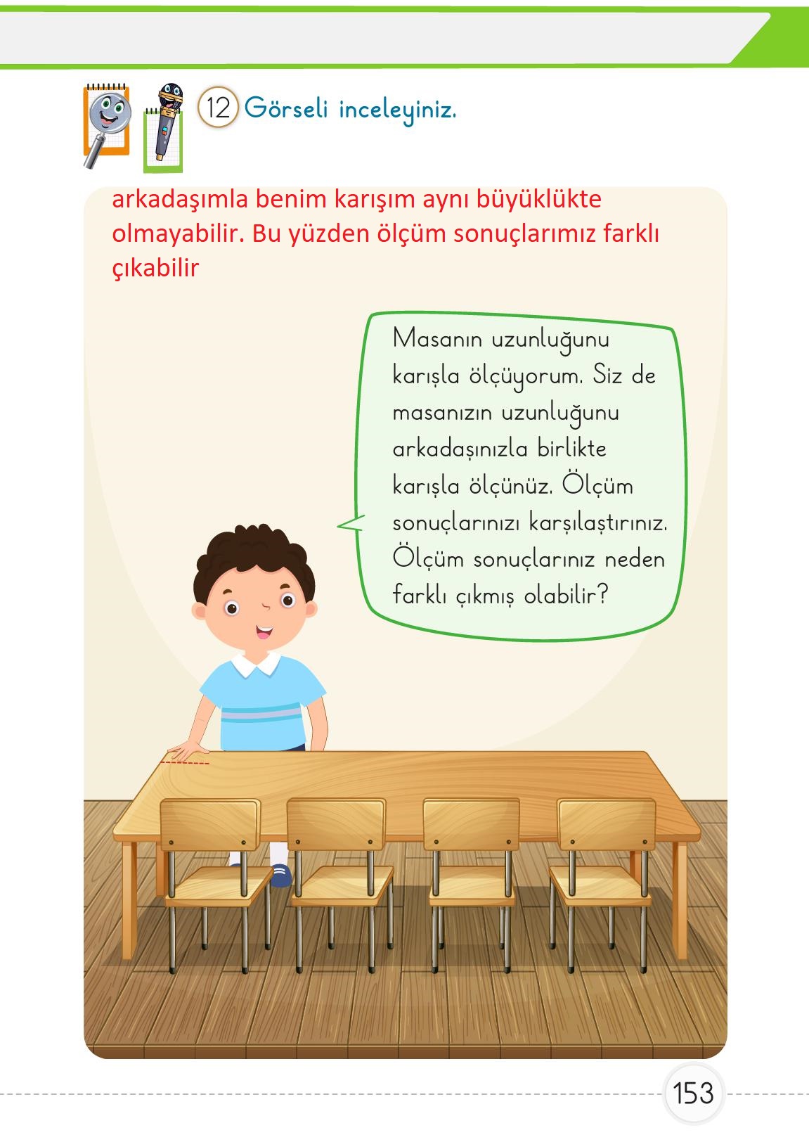 1. Sınıf Meb Yayınları Matematik Ders Kitabı Sayfa 153 Cevapları