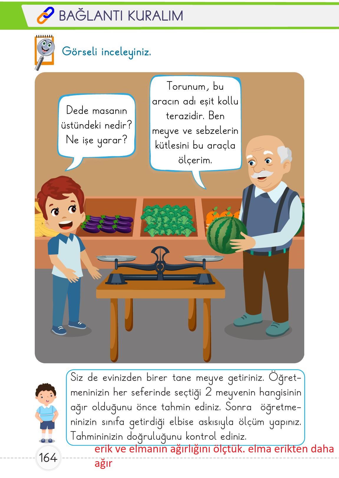 1. Sınıf Meb Yayınları Matematik Ders Kitabı Sayfa 164 Cevapları