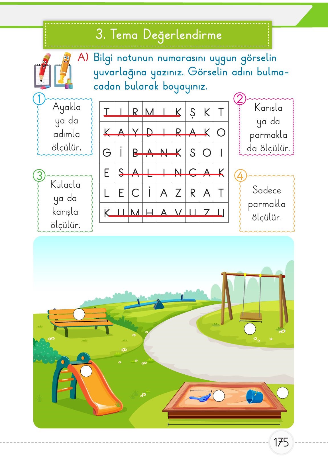 1. Sınıf Meb Yayınları Matematik Ders Kitabı Sayfa 175 Cevapları