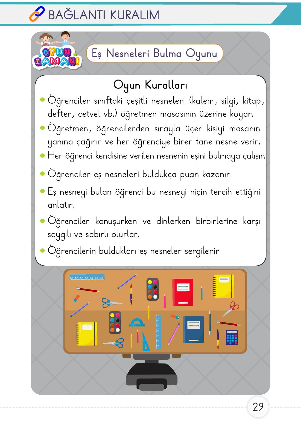 1. Sınıf Meb Yayınları Matematik Ders Kitabı Sayfa 29 Cevapları