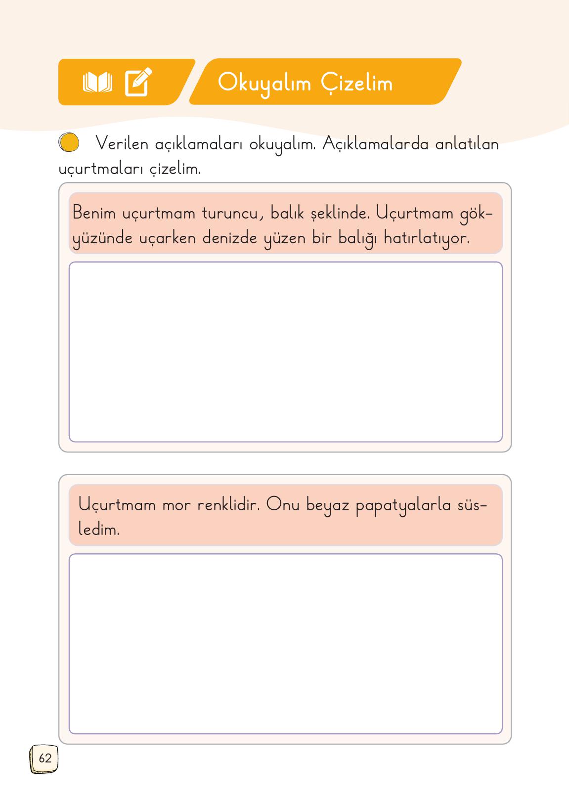 1. Sınıf Meb Yayınları Türkçe Ders Kitabı Sayfa 62 Cevapları 1. Sınıf Meb Yayınları Türkçe Ders Kitabı Sayfa 62 Cevapları