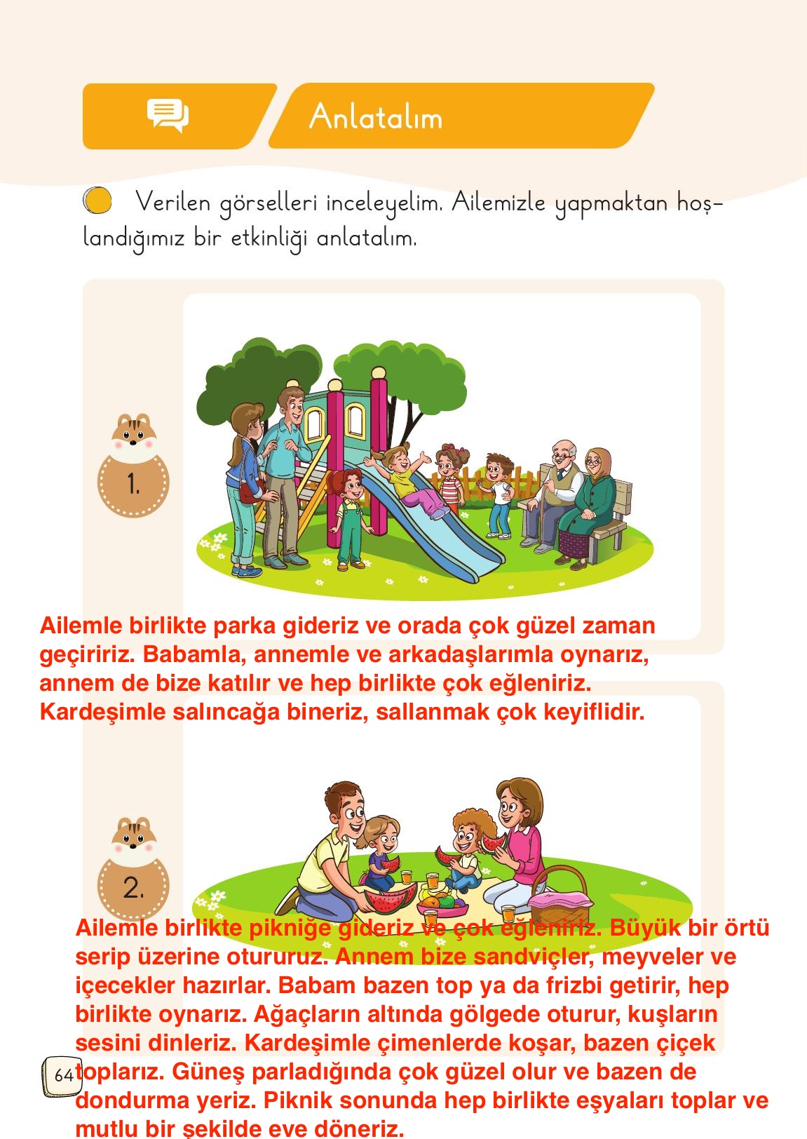 1. Sınıf Meb Yayınları Türkçe Ders Kitabı Sayfa 64 Cevapları 1. Sınıf Meb Yayınları Türkçe Ders Kitabı Sayfa 64 Cevapları