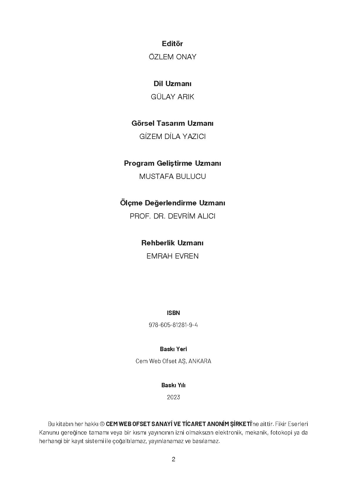 10. Sınıf Cem Yayınları İngilizce Ders Kitabı Sayfa 02 Cevapları