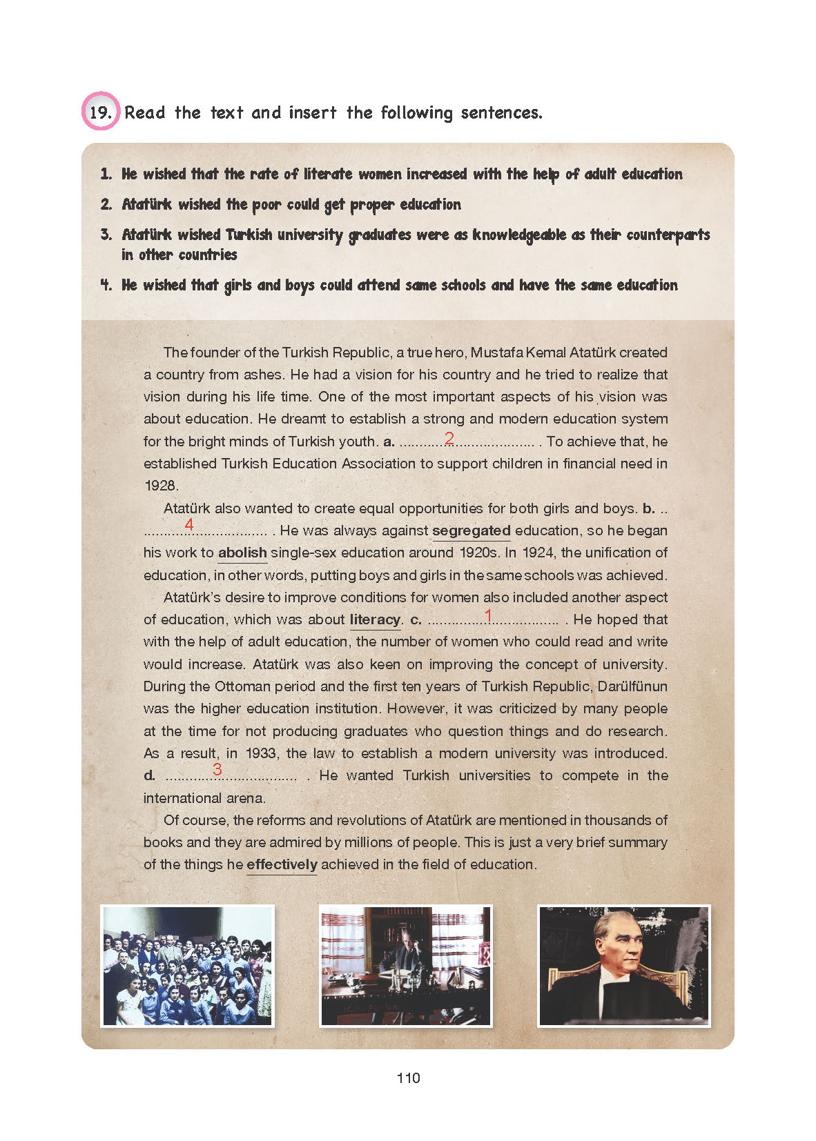 10. Sınıf Cem Yayınları İngilizce Ders Kitabı Sayfa 110 Cevapları