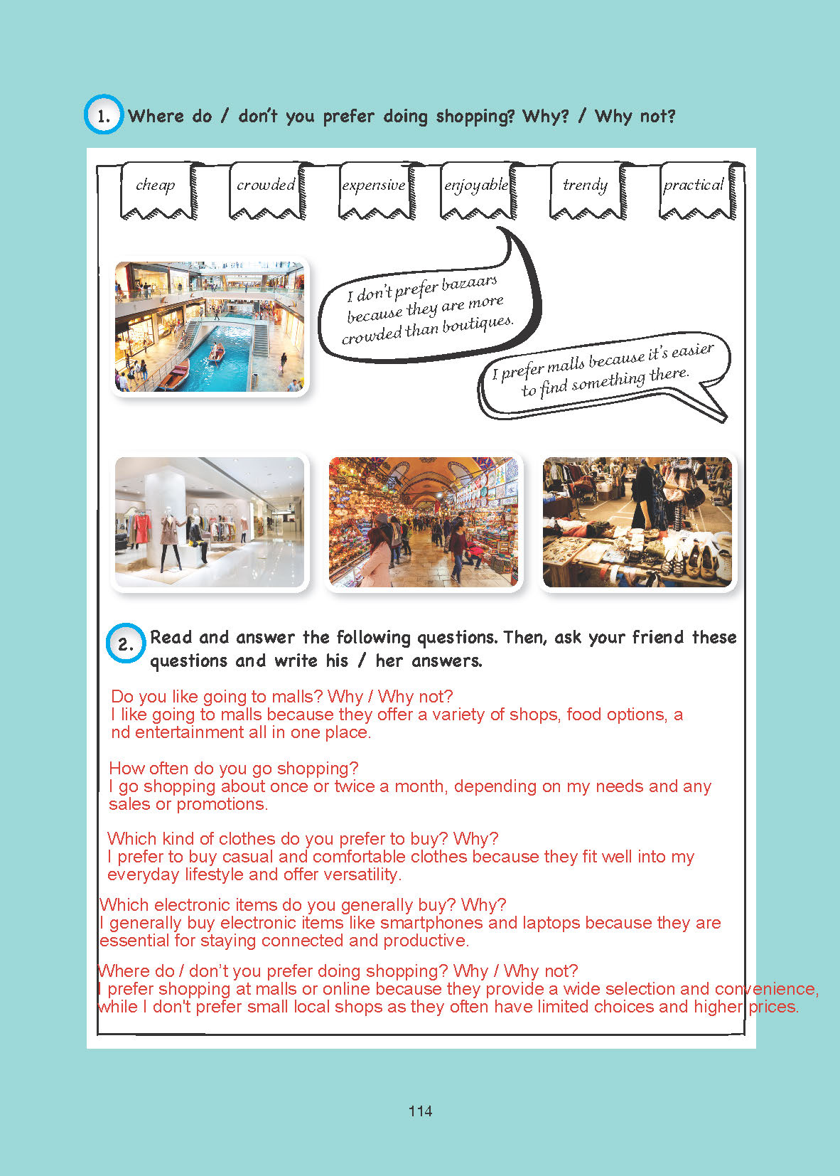 10. Sınıf Cem Yayınları İngilizce Ders Kitabı Sayfa 114 Cevapları