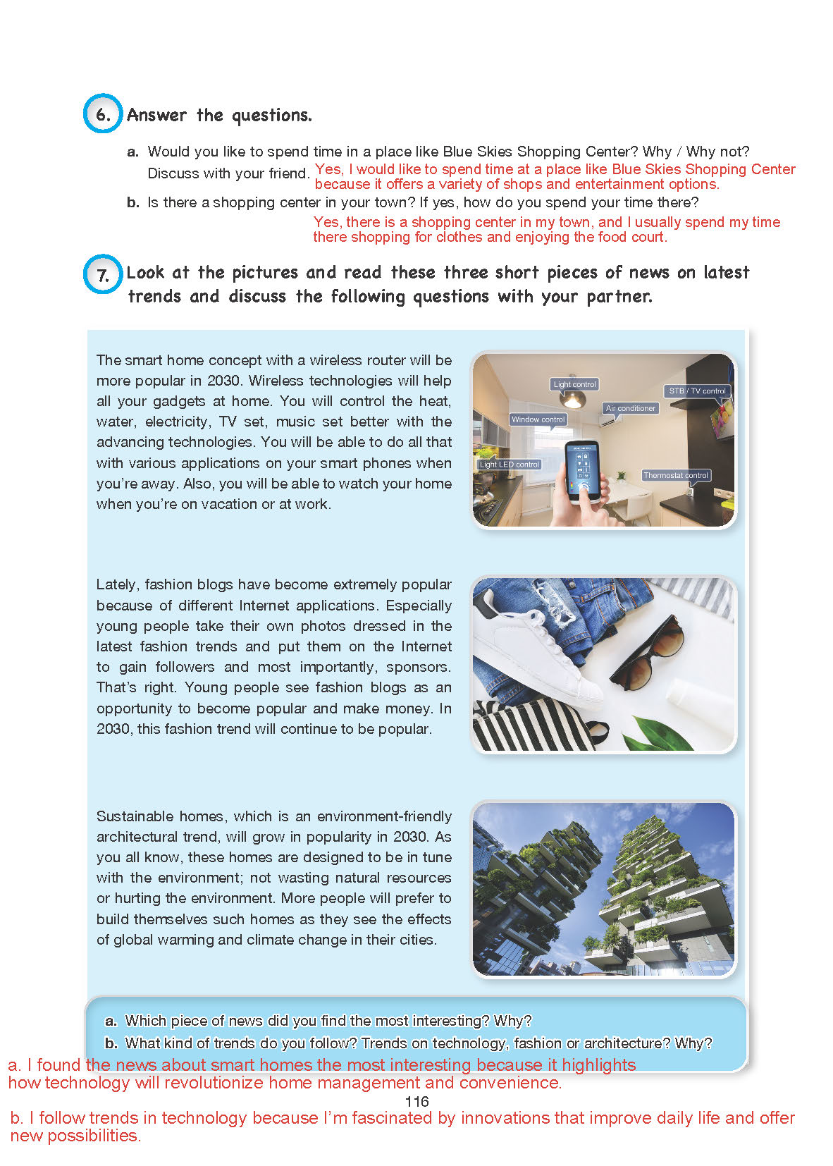 10. Sınıf Cem Yayınları İngilizce Ders Kitabı Sayfa 116 Cevapları