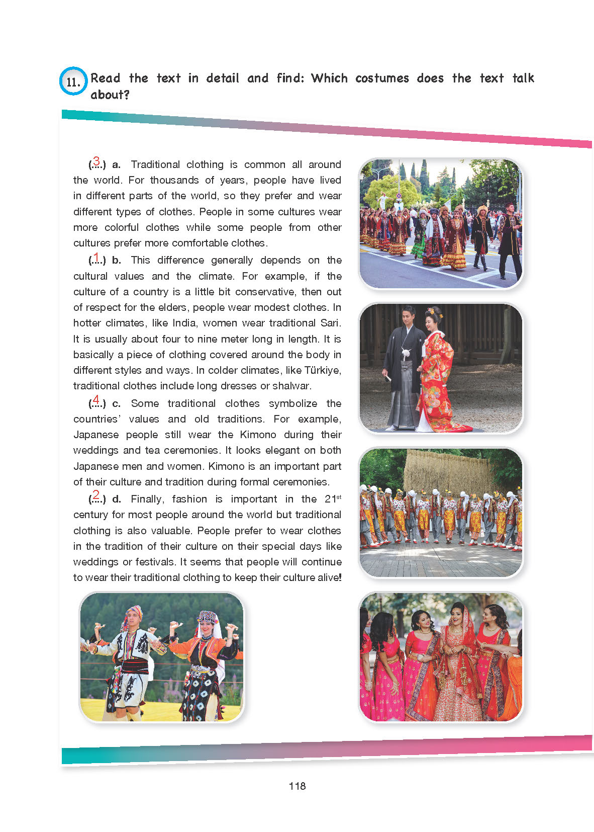 10. Sınıf Cem Yayınları İngilizce Ders Kitabı Sayfa 118 Cevapları