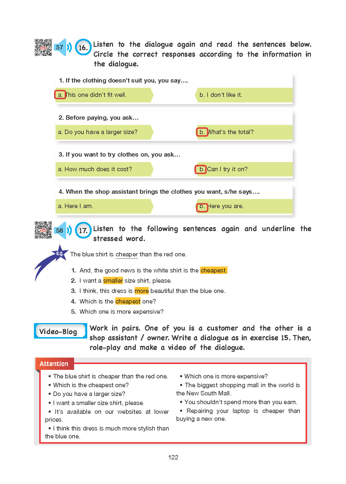 10. Sınıf Cem Yayınları İngilizce Ders Kitabı Sayfa 122 Cevapları
