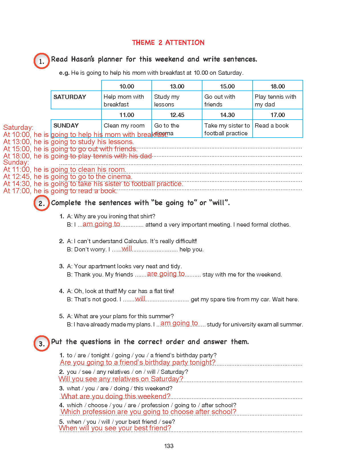 10. Sınıf Cem Yayınları İngilizce Ders Kitabı Sayfa 133 Cevapları