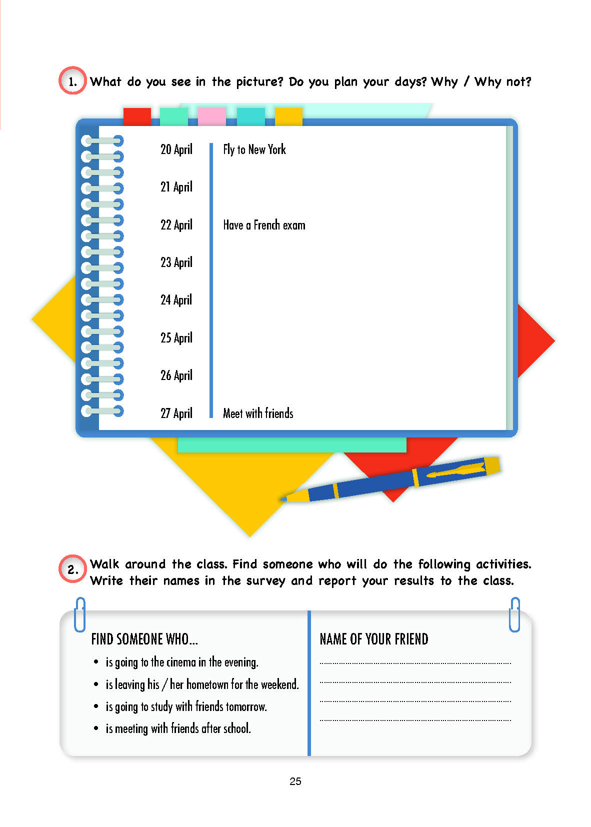 10. Sınıf Cem Yayınları İngilizce Ders Kitabı Sayfa 25 Cevapları