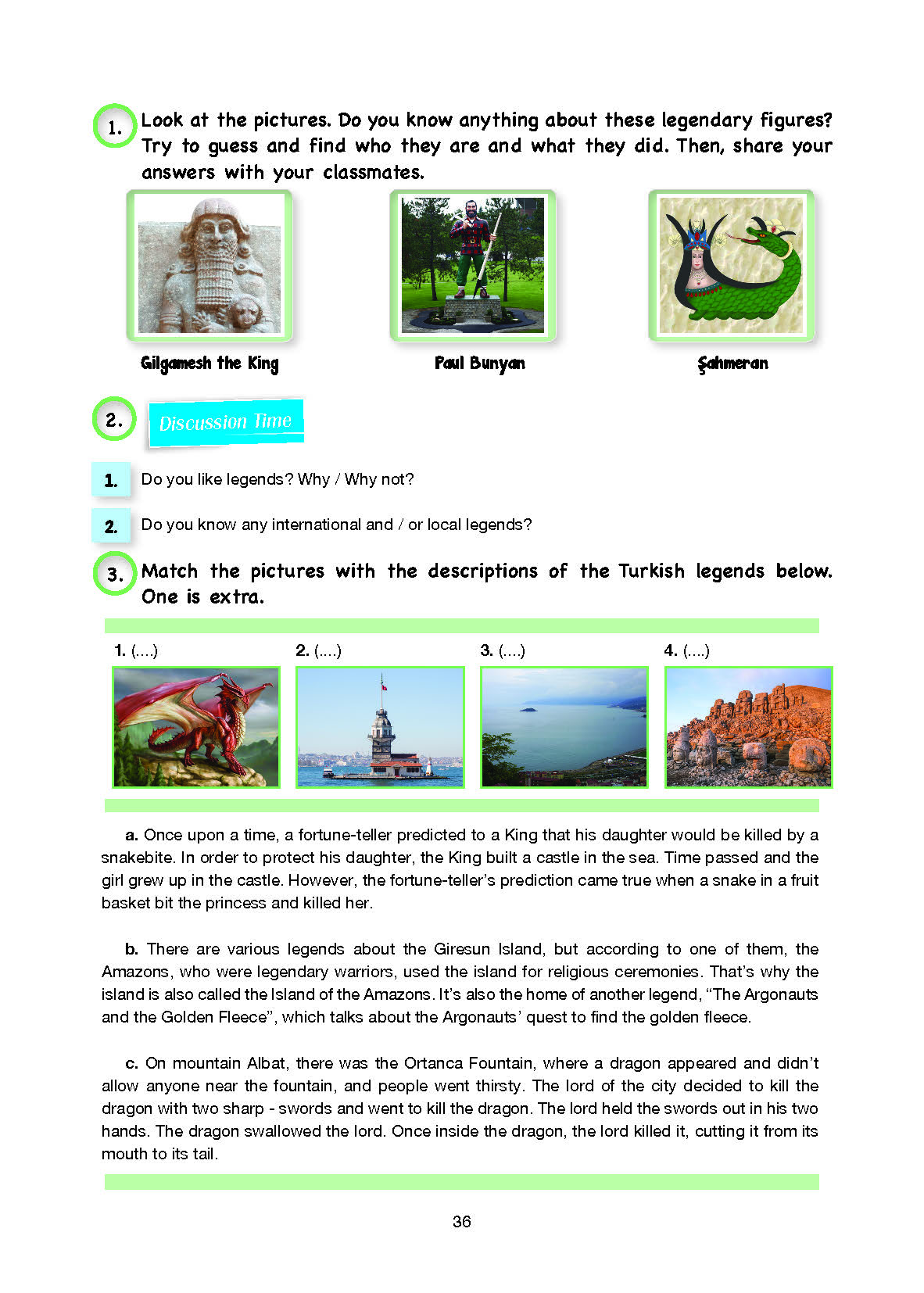 10. Sınıf Cem Yayınları İngilizce Ders Kitabı Sayfa 36 Cevapları