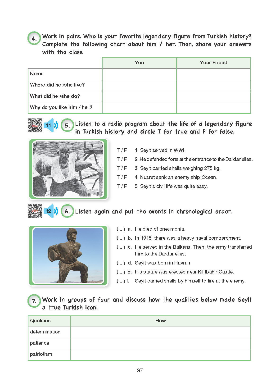 10. Sınıf Cem Yayınları İngilizce Ders Kitabı Sayfa 37 Cevapları