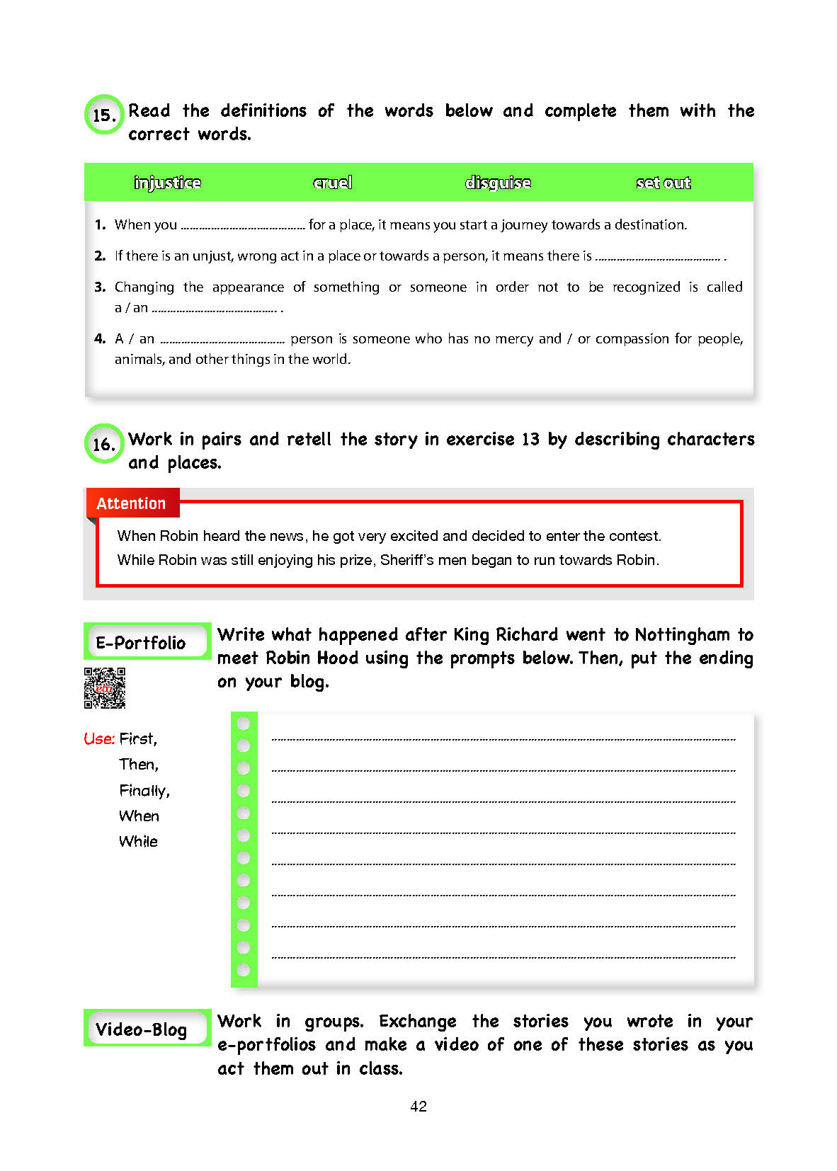 10. Sınıf Cem Yayınları İngilizce Ders Kitabı Sayfa 42 Cevapları