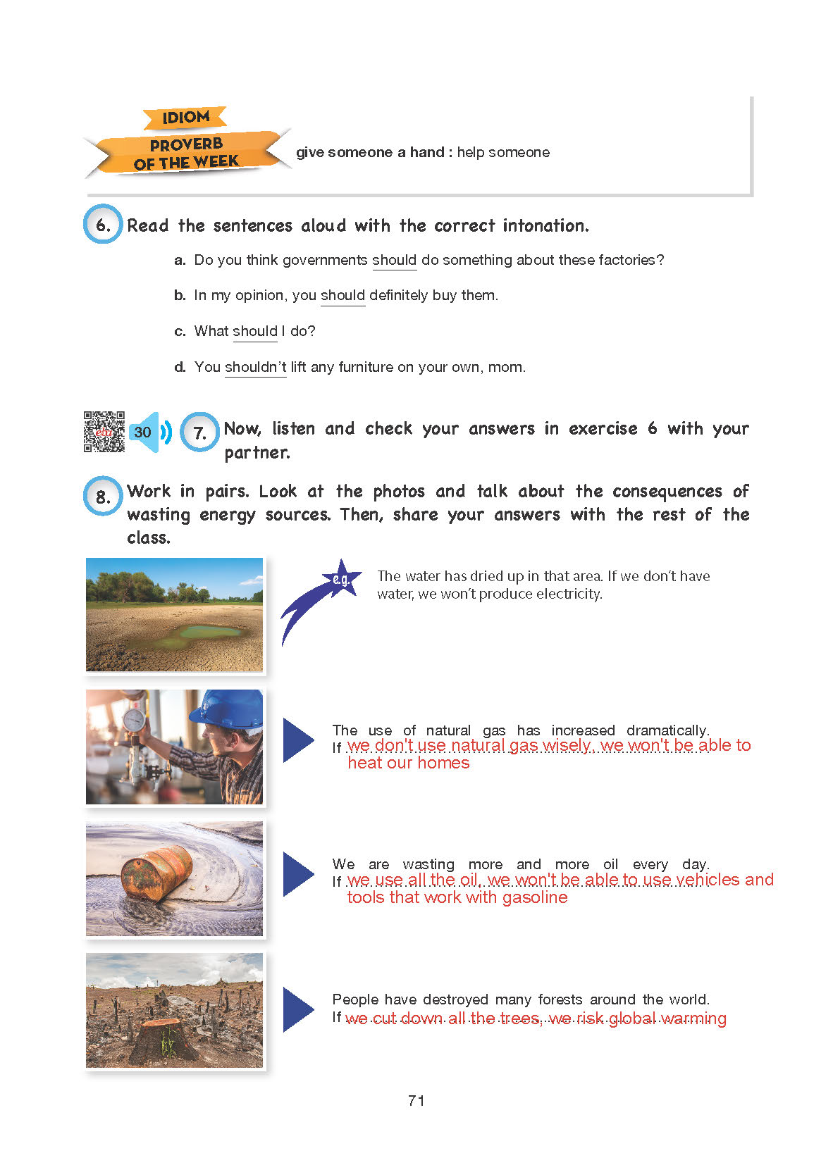 10. Sınıf Cem Yayınları İngilizce Ders Kitabı Sayfa 71 Cevapları