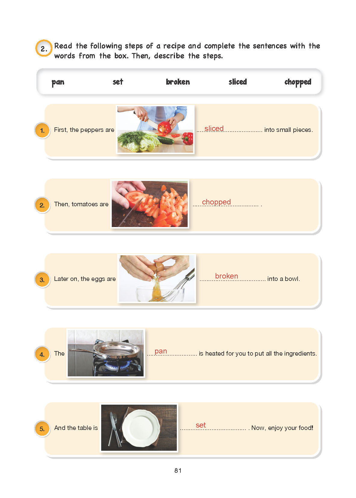 10. Sınıf Cem Yayınları İngilizce Ders Kitabı Sayfa 81 Cevapları