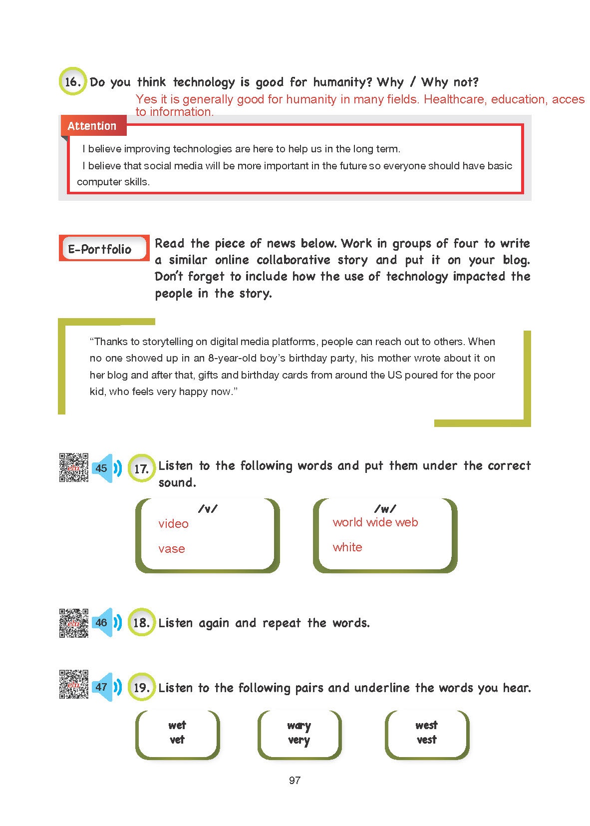 10. Sınıf Cem Yayınları İngilizce Ders Kitabı Sayfa 97 Cevapları