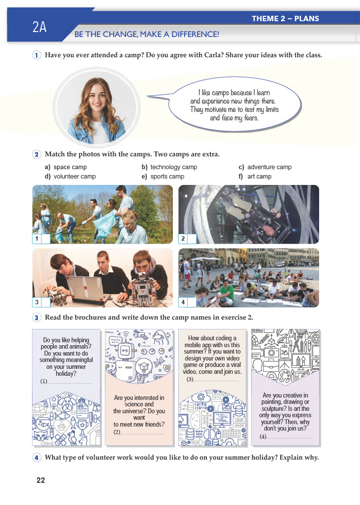 10. Sınıf Meb Yayınları Spice Up İngilizce Ders Kitabı Sayfa 22 Cevapları