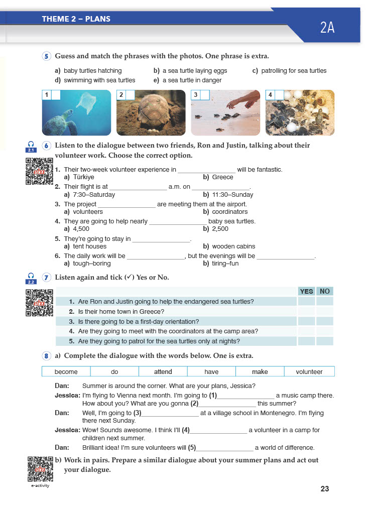 10. Sınıf Meb Yayınları Spice Up İngilizce Ders Kitabı Sayfa 23 Cevapları