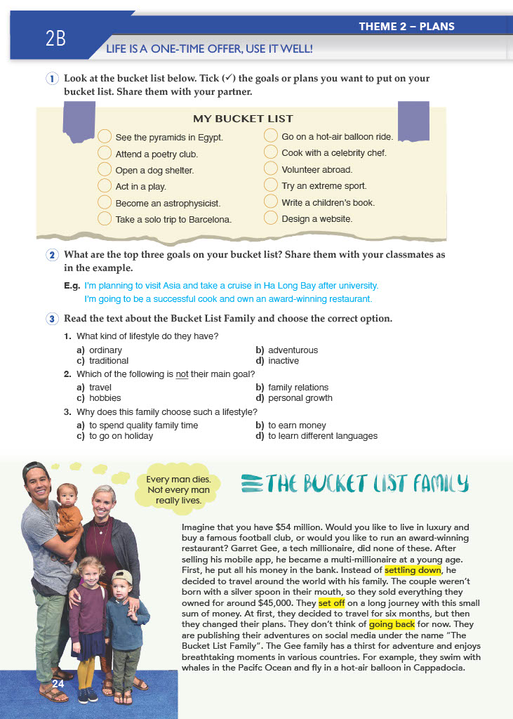 10. Sınıf Meb Yayınları Spice Up İngilizce Ders Kitabı Sayfa 24 Cevapları